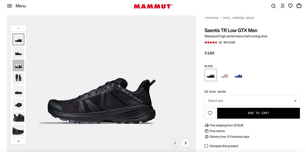 Pantofi sport Mammut Saentis TR Low GTX Men marimea 44,5