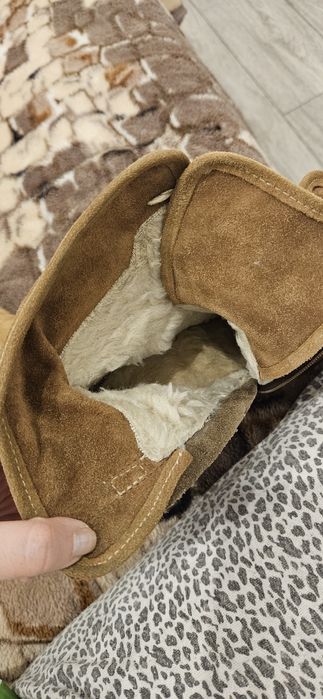 Bocanci damă, piele naturală