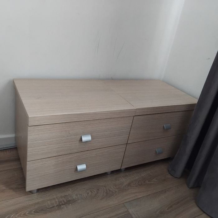 Спальня кровать и тумбочки