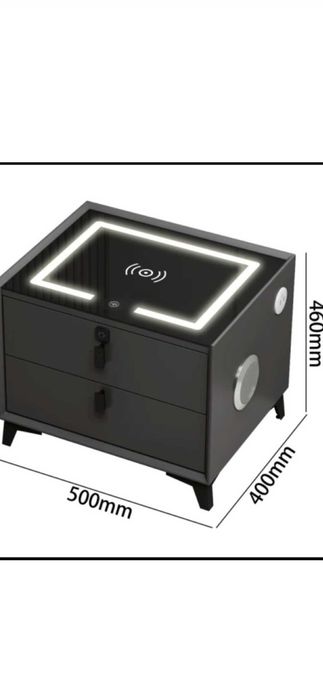 Smart нощно шкафче M3124, LED, Bluetooth , безжично зареждане 120€