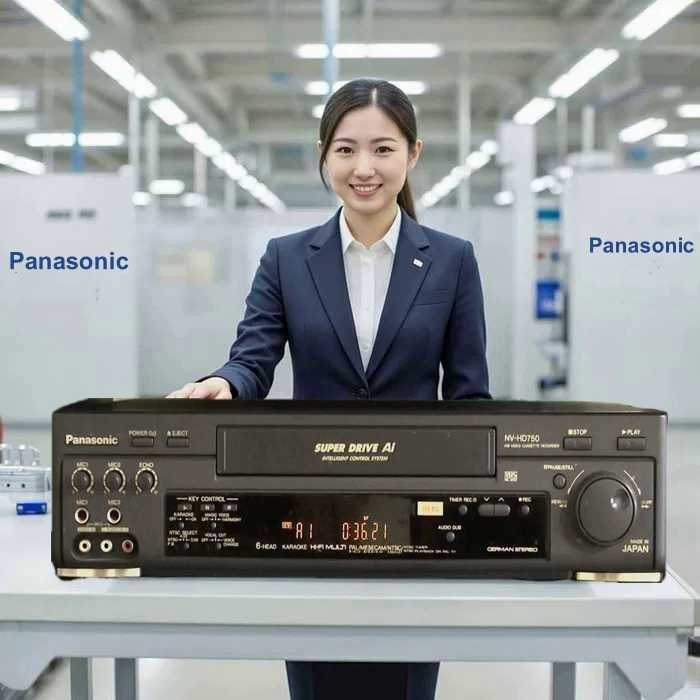 Видеoмaгнитoфoн «Panasonic NV—HD750AM HI—FI», кабель «Furutech»