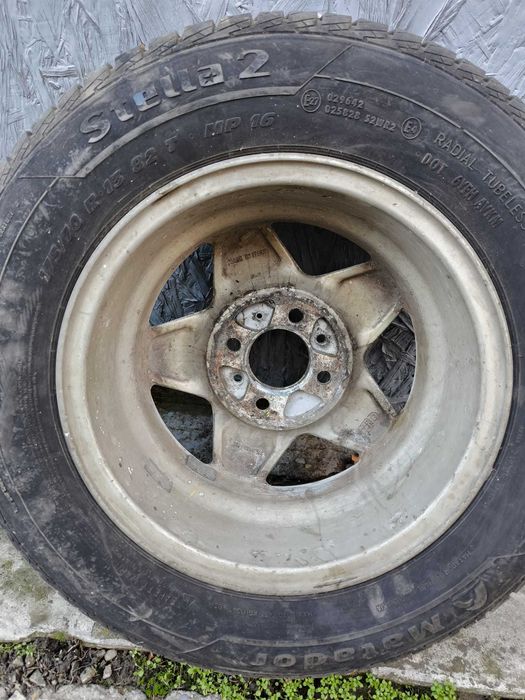 Jenti Aliaj 13" 100mm intre prezoane cu tot cu cauciucuri