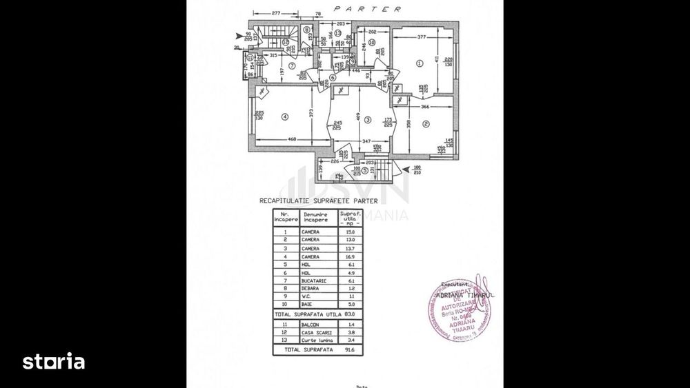 Apartament 4 camere in vila I Piata Alba Iulia