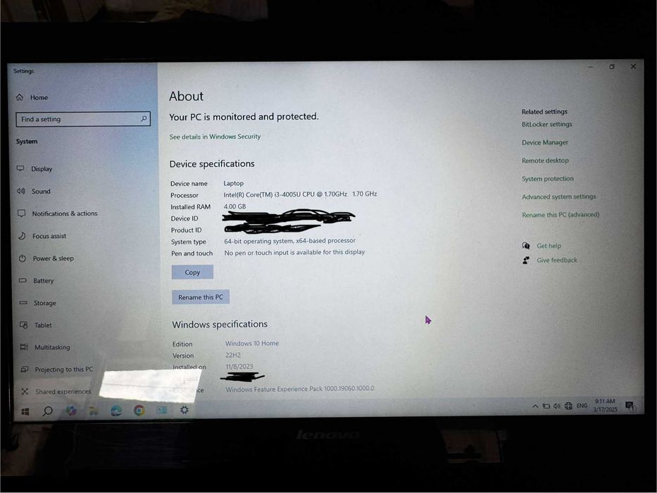 Лаптоп Lenovo G50-80