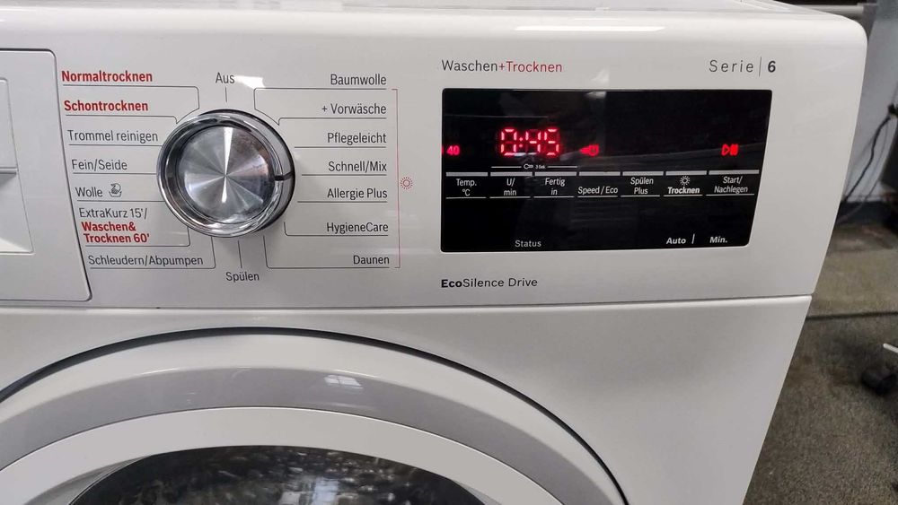 А+++ Инверторна Комбинирана Пералня със сушилня Bosch-Бош 7/4 1500 об/мин Series 6 Wash & Dry 60