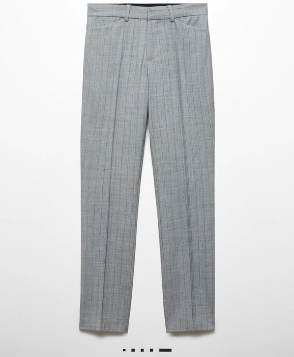 Pantaloni de costum cu dungi