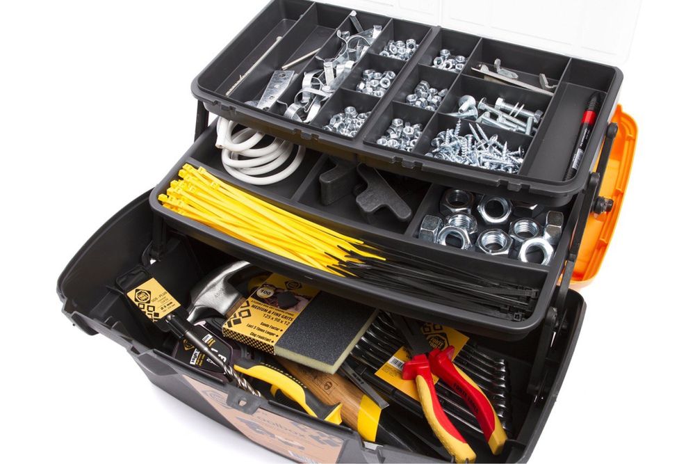 Чемодан ящик для инструментов яшик box