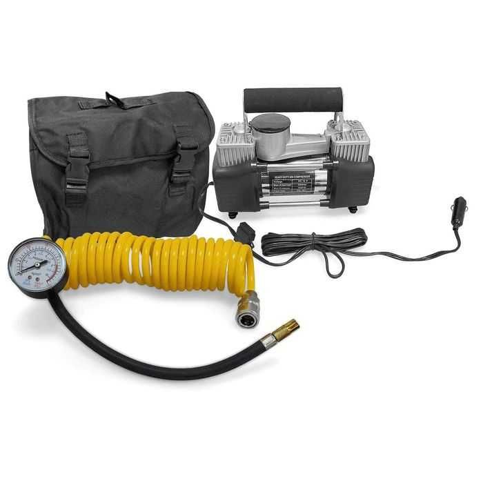 Двуцилиндров Въздушен Компресор Гуми 12V 150Psi в запалка с накрайници