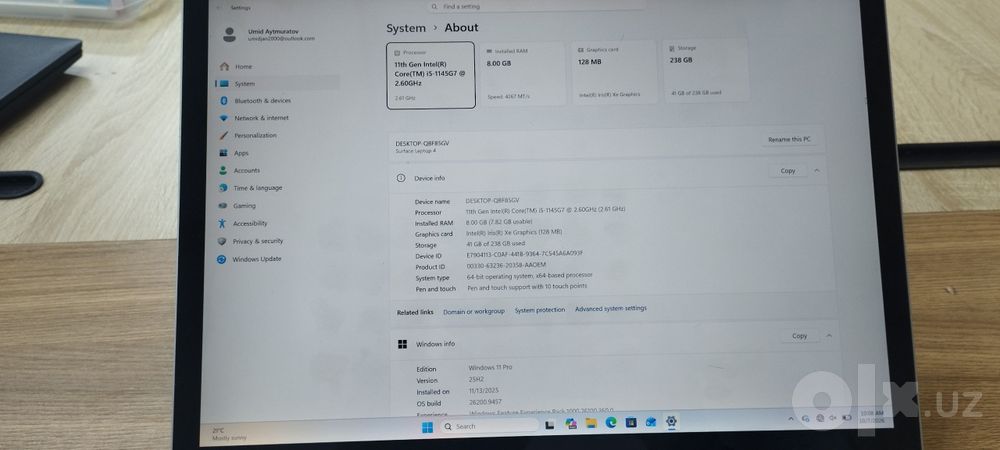 Microsoft surface 4