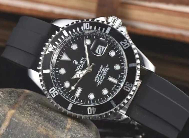 CEAS TIP R.O.L.E.X Submariner Black&Silver Silicone Model 2026 SUPERB