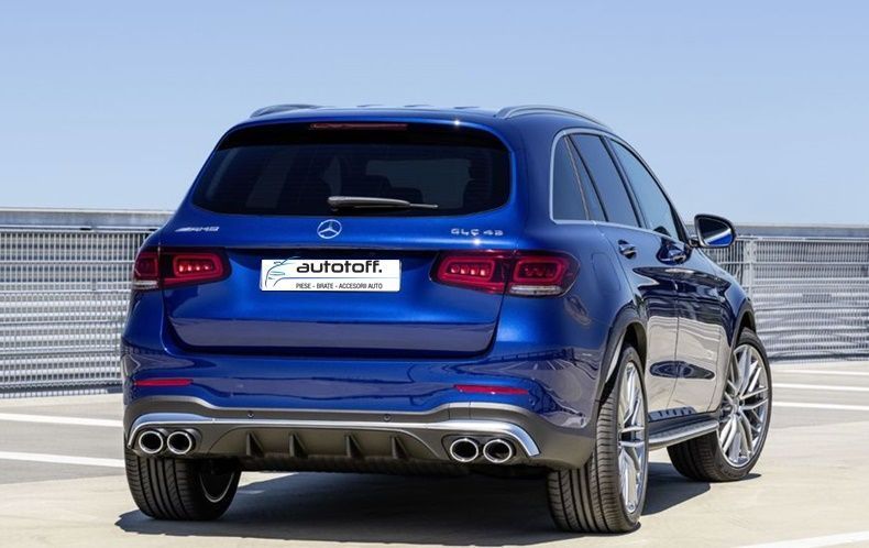 Difuzor bara spate compatibil Mercedes GLC X253 SUV Facelift (2019+) AMG43 Design