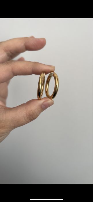 Золотые сережки 750 пробы