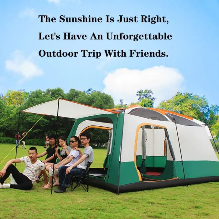 8-12 местная многофункциональная кемпинговая палатка