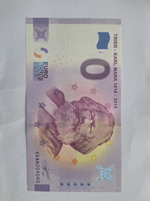 Bancnota Zero Euro Suvenir