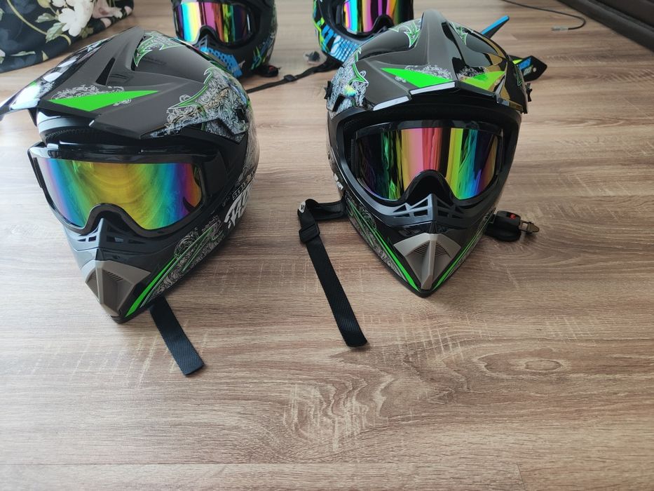 Casca Moto Marimi Copii si adulți Casca Moto Cross Enduro Atv Bicicleta Trotineta Off Road