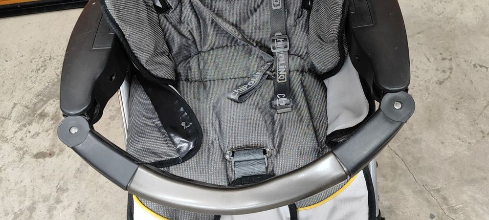 Детска количка Chipolino Pooky 3 в 1, пълен комплект, столче и чанта.