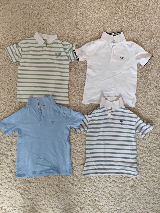 Tricouri polo hm mărime 6/7 ani