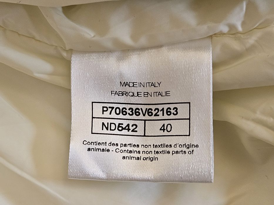 Chanel пухено яке бомбър размер 40 автентично