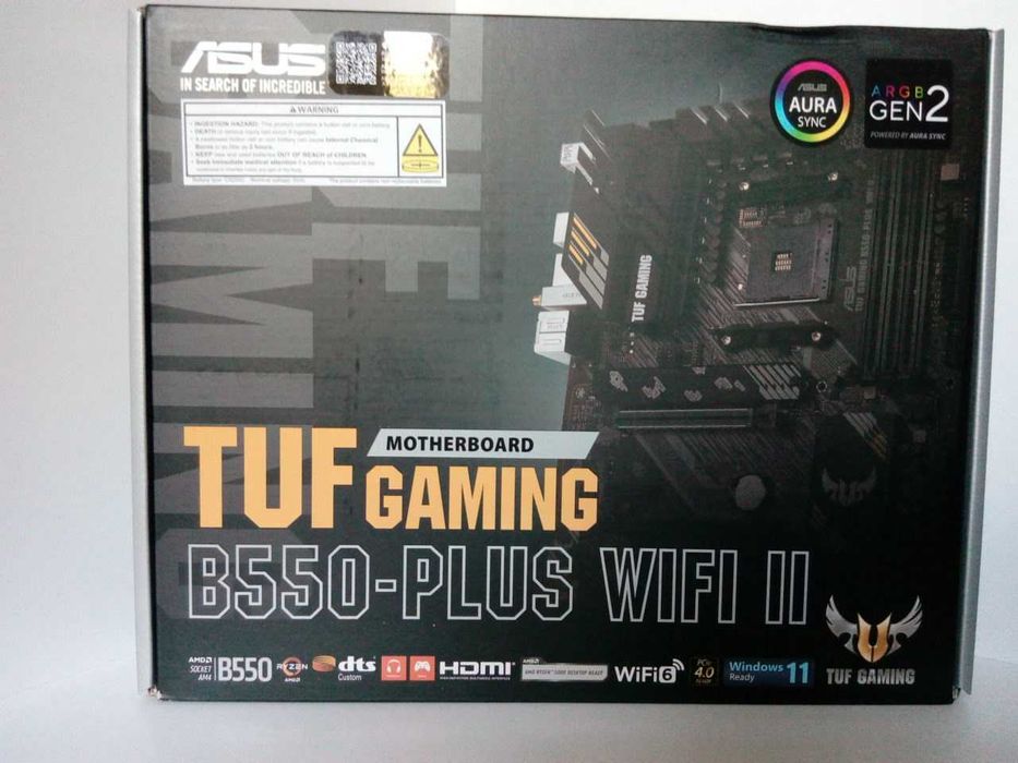 ASUS B550 Plus Wi-Fi II мощная  плата для AMD AM4