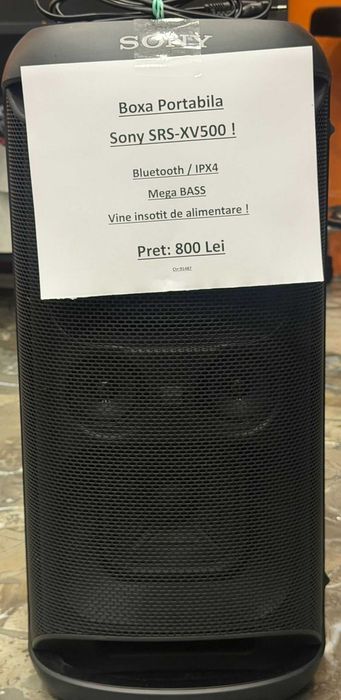 Hope Amanet P5 - Boxa Portabila SONY SRS-XV500