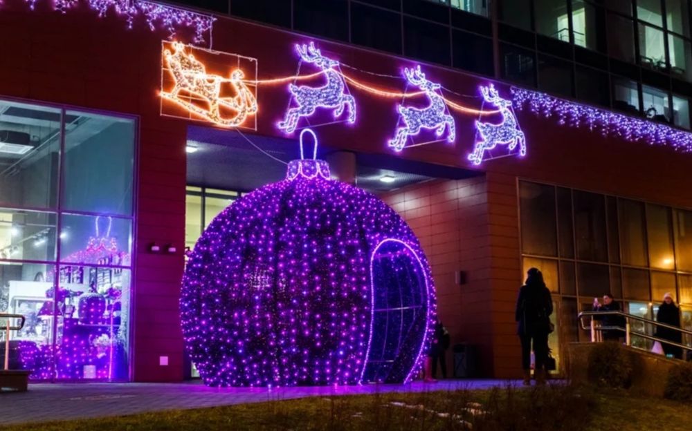 Новогодние оформление