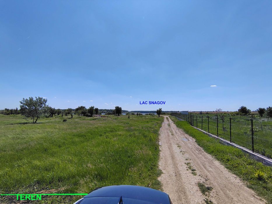 Teren intravilan Snagov priveliște lac 500 mp 88 m distanta de lac 40E