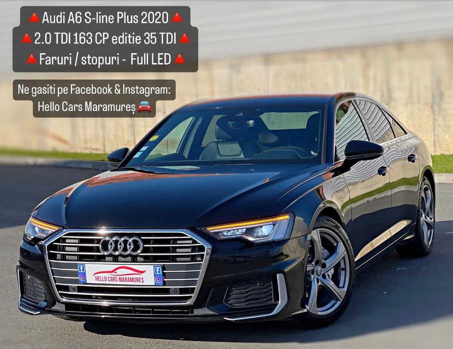 Audi A6 Limuzina S-line 35 TDI Faruri Full Led Automat