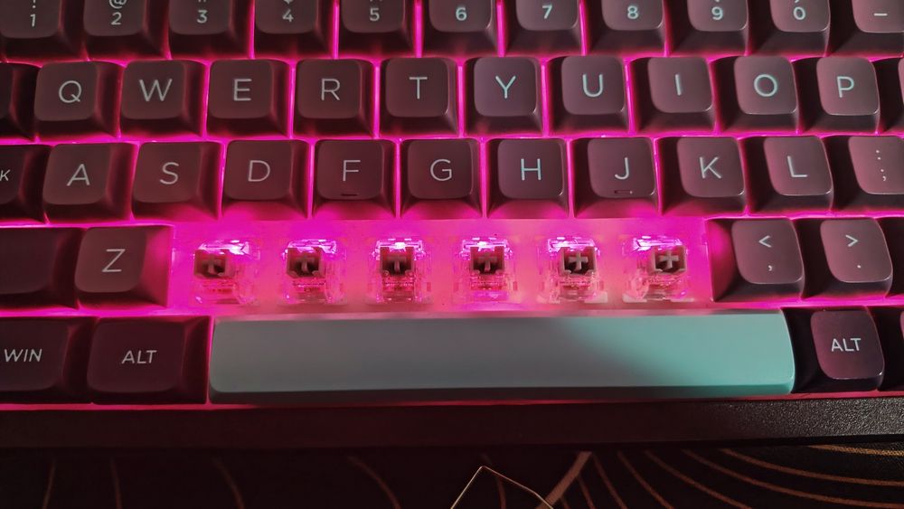 Игровая механическая клавиатура VGN N75 (75%) — мягкие серые свитчи