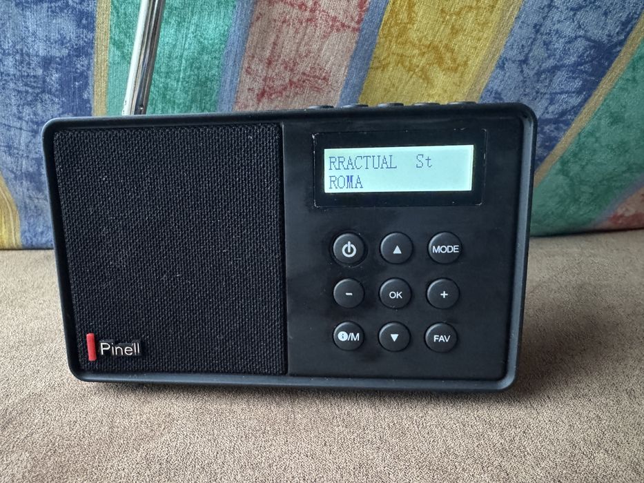 Radio Pinell Supersound Micro, portabil, negru, 170g,