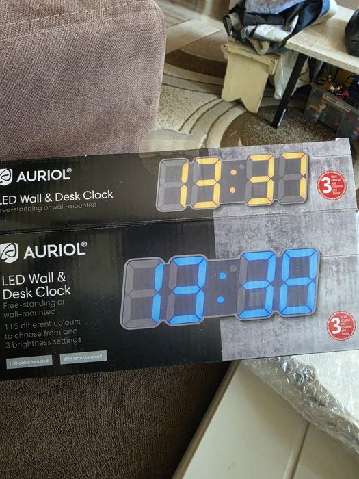 Ceas cu led Auriol de perete sau masa