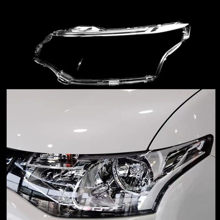Стекла фар  Mitsubishi outlander 12-14г.