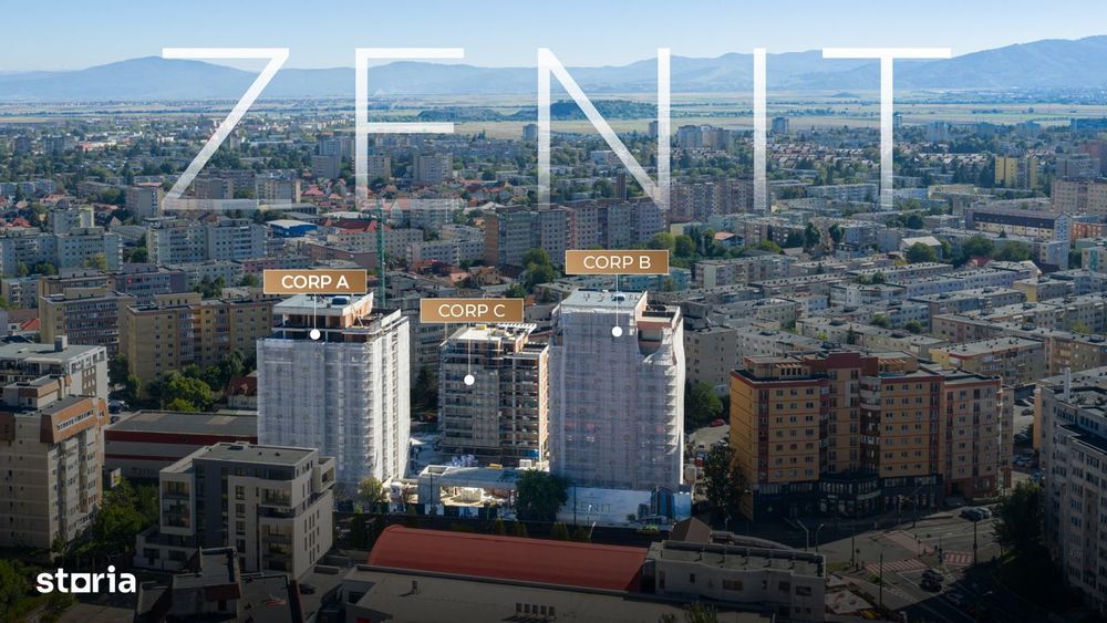 Apartament 2 camere Cosmopolit Zenit | Bloc C - etaj 2