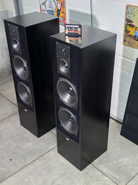 Boxe de podea HECO superior 830, 140-200w, 4-8 ohm , hifi retro