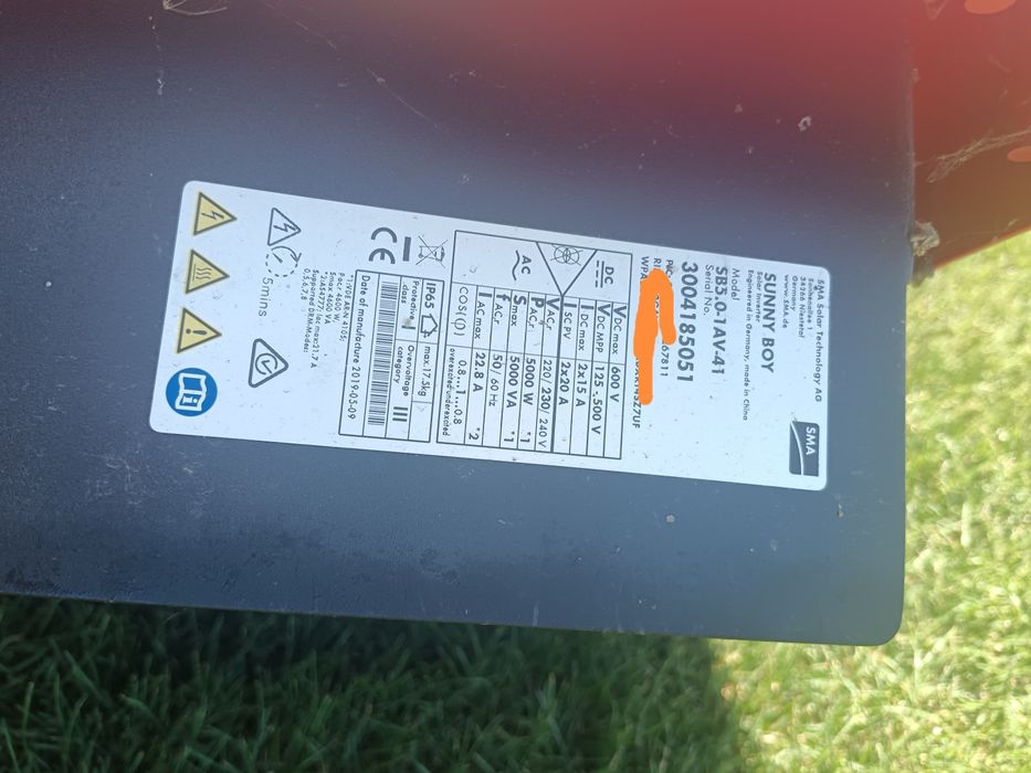 Invertoare fotovoltaice Sma sunny boy 3, 4, 6 kw