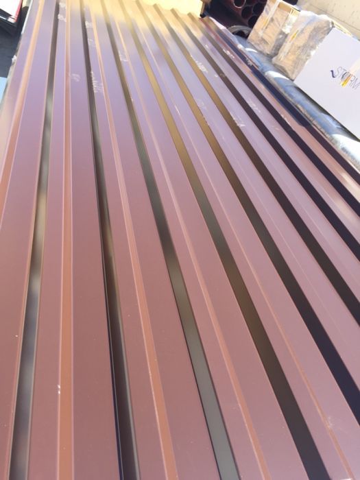 Tabla zincata colorata