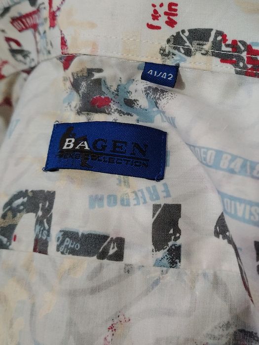 Летняя рубашка с принтом, с биркой