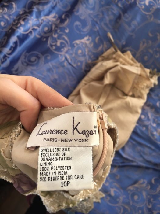 Платье из бисера