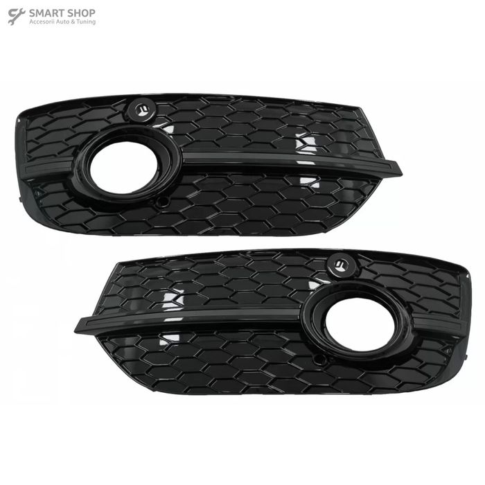 Grile Laterale Audi Q3 8U (2011-2014) RS Design Negru Lucios