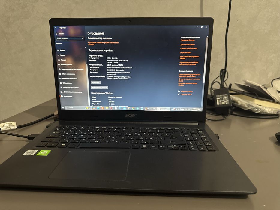Продаю ноутбук Aser Aspire A315-55g