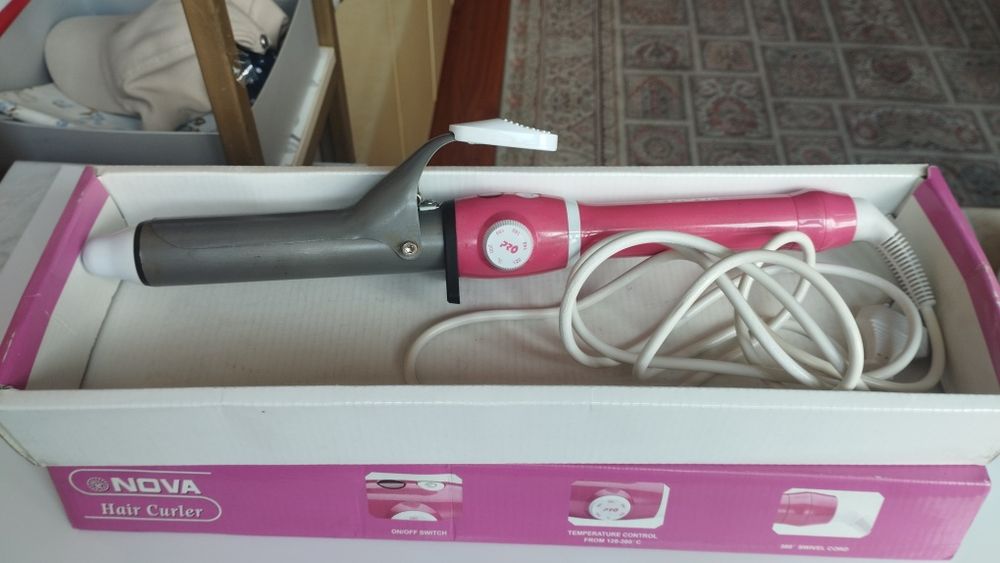 Плойка для завивки. Титановый ствол.