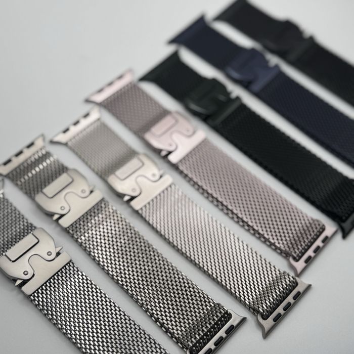 Метална каишка Titanium Milanese за Apple Watch ULTRA/SE/10/9/8/7/6/5