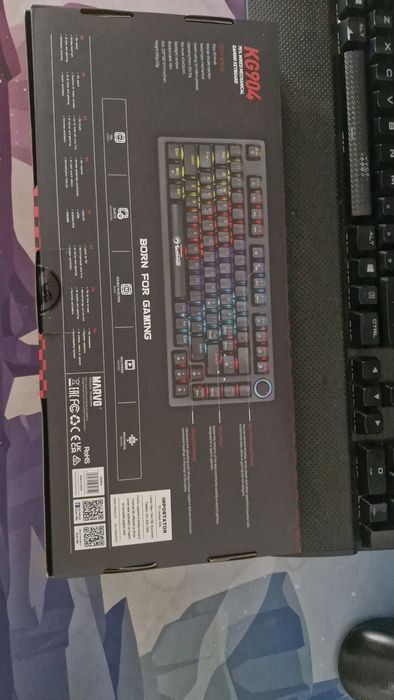 Tastatura gaming Marvo KG904 RGB+Microfon Genesis Radium 100