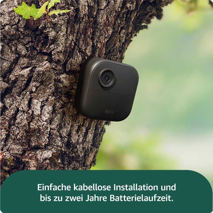 Blink Blink Outdoor 4 камера | Безжична HD смарт камера , подобрено засичане на движение u звънец с камера за наблюдение с гаранция от Amazon