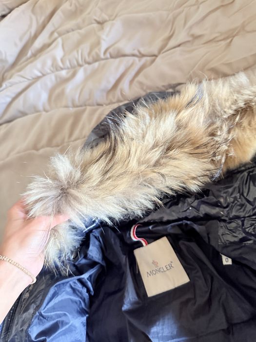 Geaca Moncler cu blana naturala de vulpe
