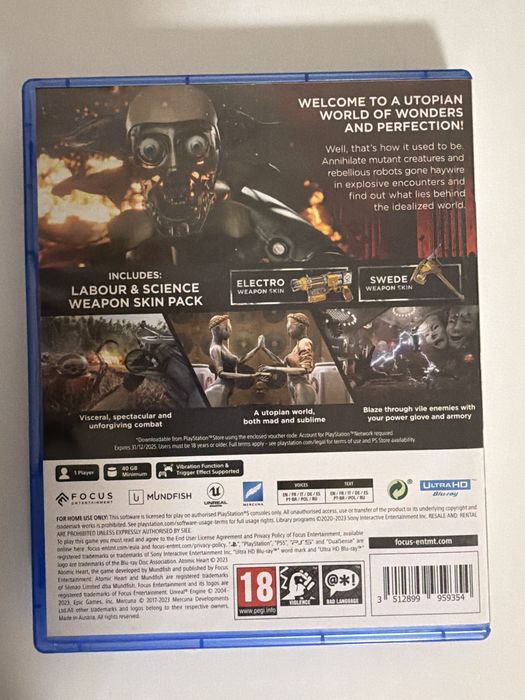 диск ps5 “Atomic heart”