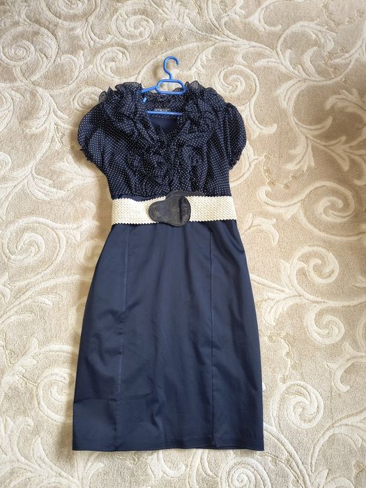 Rochie de zi bleumarin
