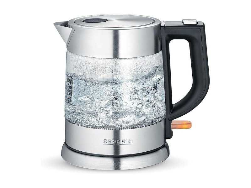 Стъклена Електрическа Кана за Вода SEVERIN WK 3468 - 2200W, 1л