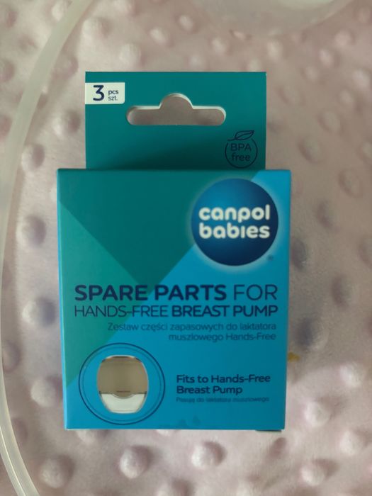 Hands-free помпа за кърма Canpol + 2 бр. комплект с резервни части
