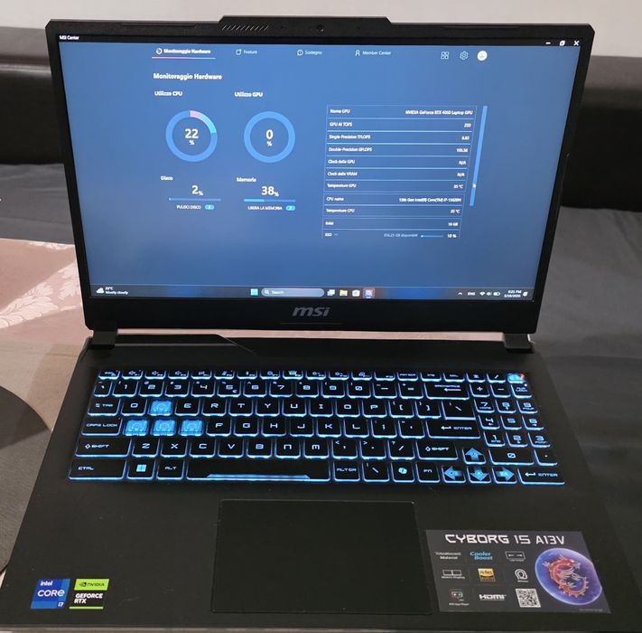 De vânzare Laptop MSI CYBORG