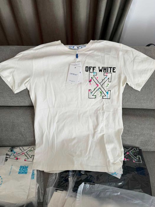 Tricou Off White Nou S XL